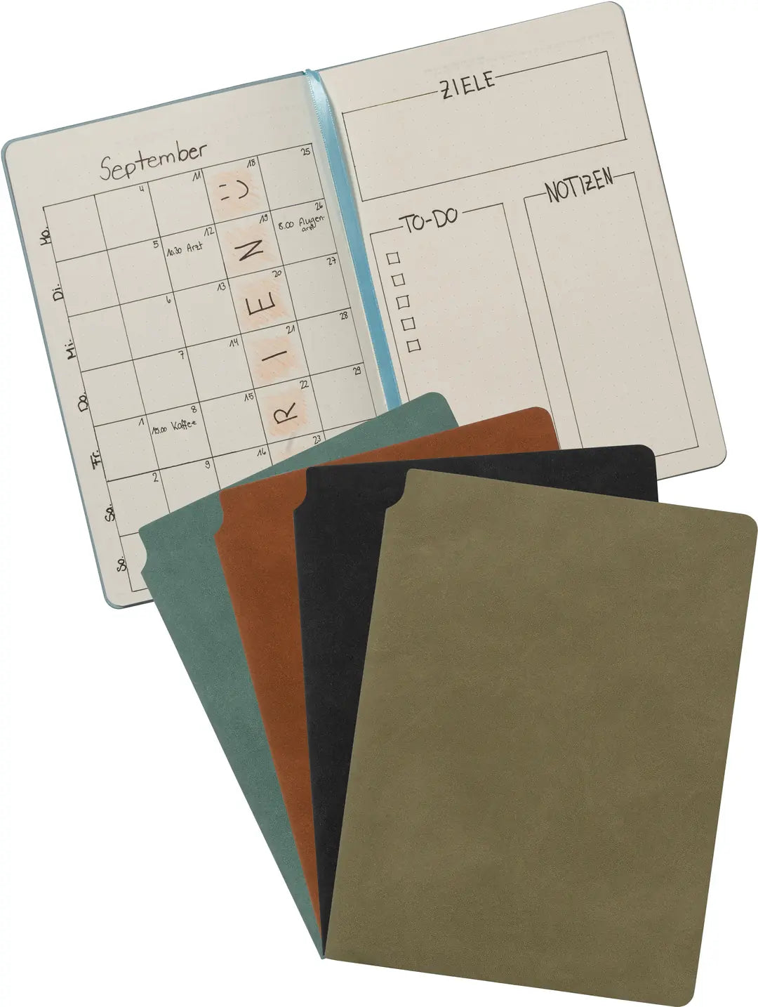 KOLMA Notizbuch Smooth A5 06.442.02 doted, braun 144 Blatt
