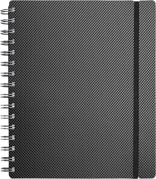KOLMA Notizbuch Selection A5 06.515.06 schwarz, kariert 120 Blatt