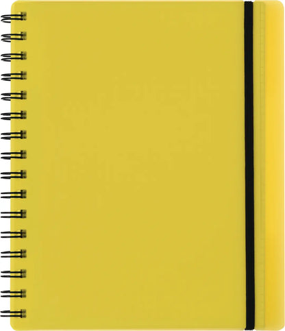 KOLMA Notizbuch Easy KolmaFlex A5 06.551.11 gelb, kariert 5mm 100 Bl.