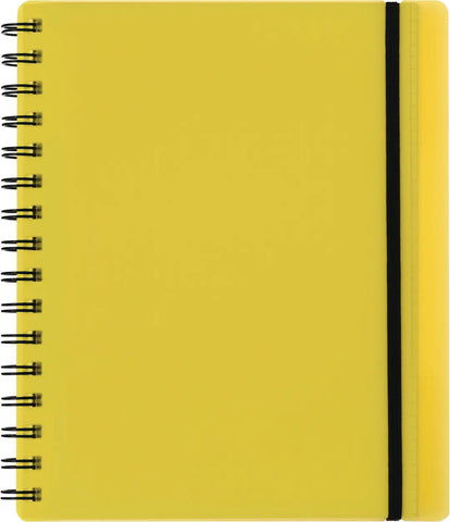 KOLMA Notizbuch Easy KolmaFlex A5 06.551.11 gelb, kariert 5mm 100 Bl.