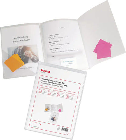 KOLMA Präsentationsmappe Vario A4 10.012.00 transparent