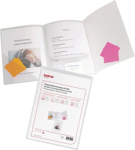 KOLMA Präsentationsmappe Vario A4 10.012.00 transparent