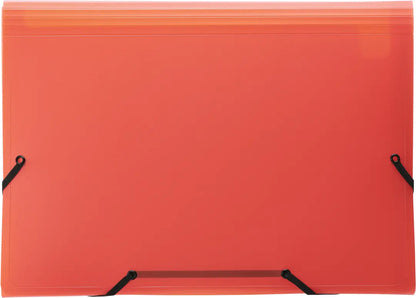 KOLMA Sammelmappe Daily Easy A4 11.017.04 rot, 13 Taschen, Kolmaflex