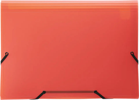KOLMA Sammelmappe Daily Easy A4 11.017.04 rot, 13 Taschen, Kolmaflex