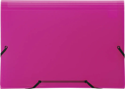 KOLMA Sammelmappe Daily Easy A4 11.017.33 berry, 13 Taschen, Kolmaflex