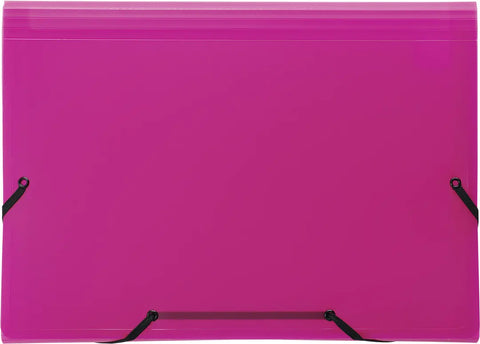 KOLMA Sammelmappe Daily Easy A4 11.017.33 berry, 13 Taschen, Kolmaflex