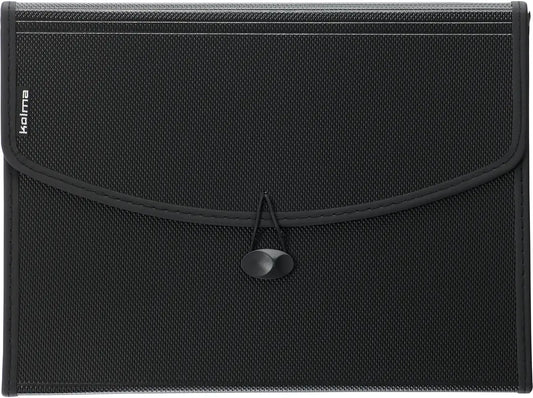 KOLMA Fächermappe Selection A4 11.053.06 mit Zip, schwarz 6 Fächer