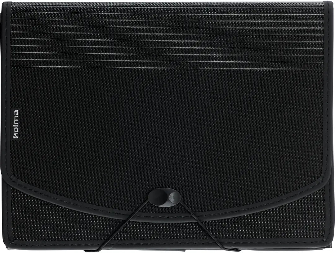 KOLMA Fächermappe Selection A4 11.055.06 flex. Boden,schwarz 12 Fächer