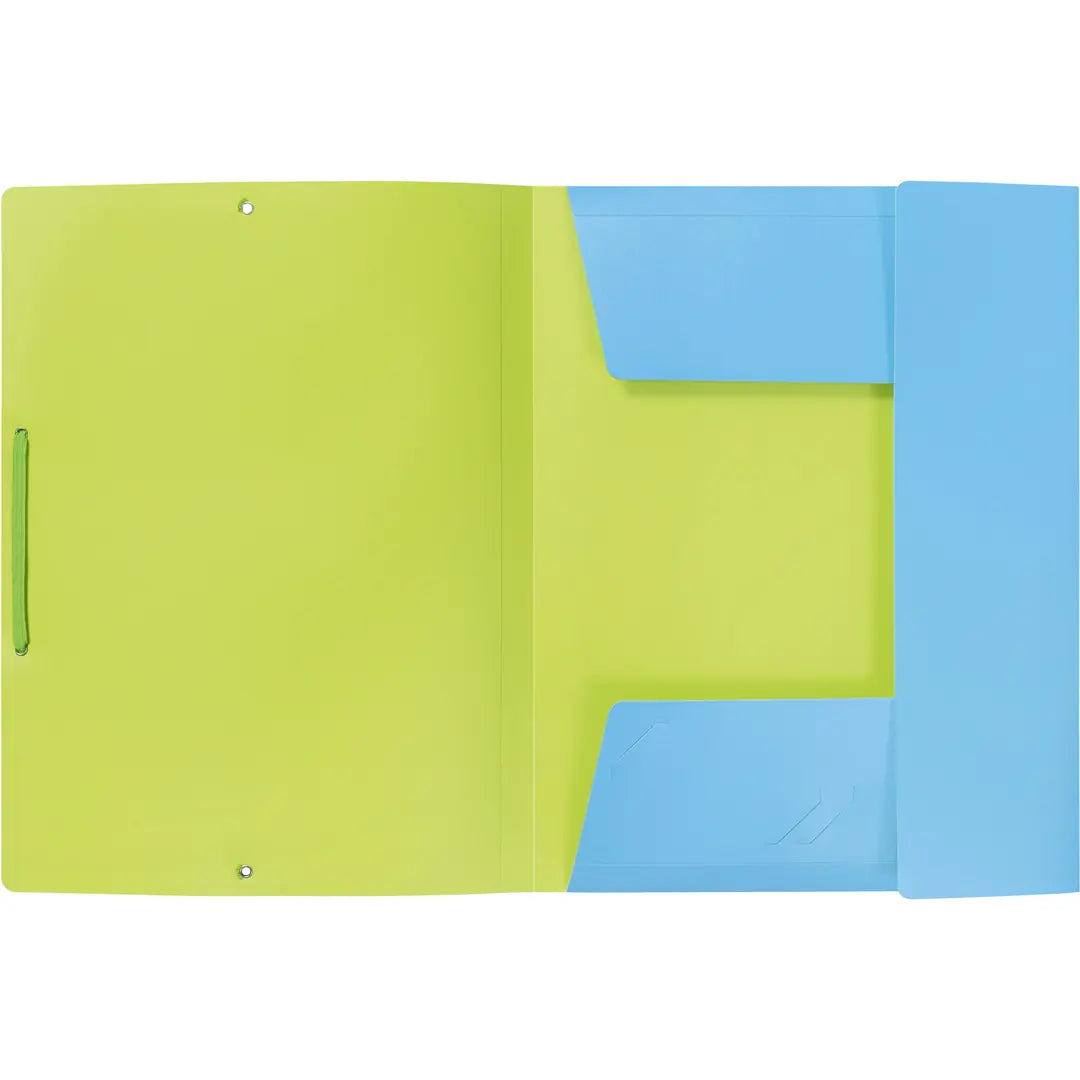 KOLMA Gummizugmappe Doppia A4 11.079.20 blau/grün
