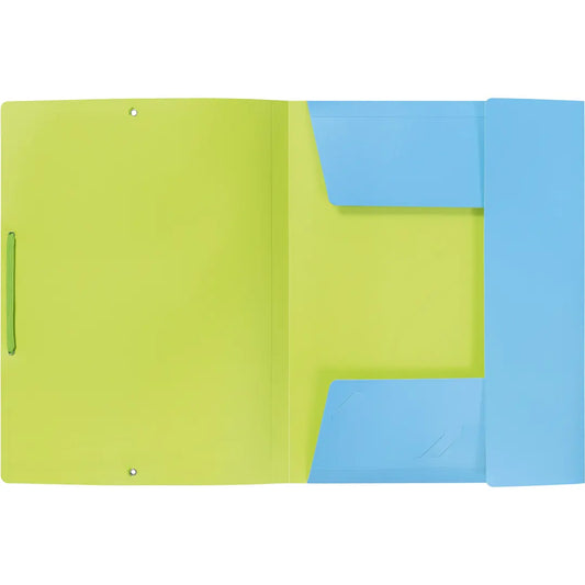 KOLMA Gummizugmappe Doppia A4 11.079.20 blau/grün