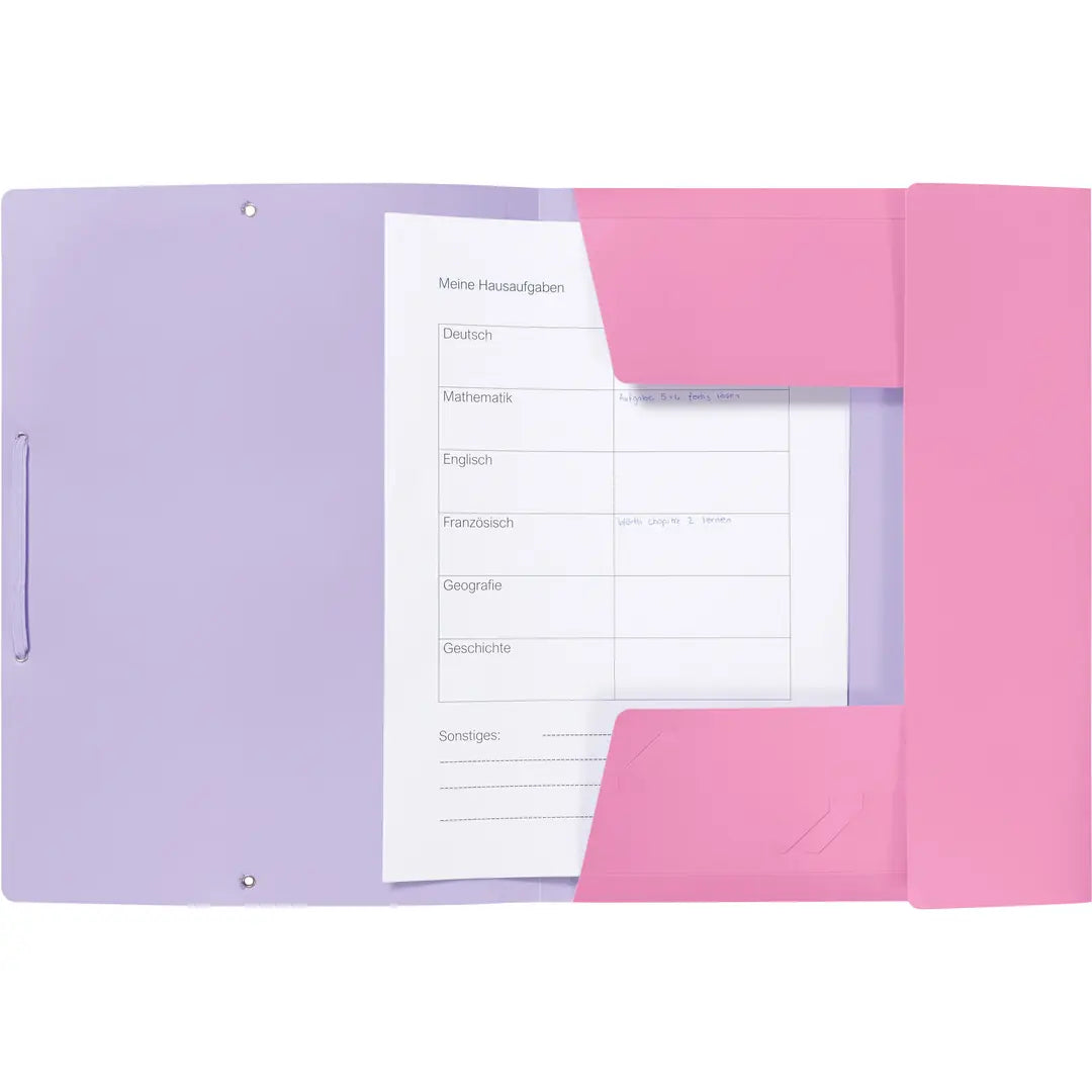 KOLMA Gummizugmappe Doppia A4 11.080.20 pink/violett