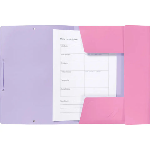 KOLMA Gummizugmappe Doppia A4 11.080.20 pink/violett