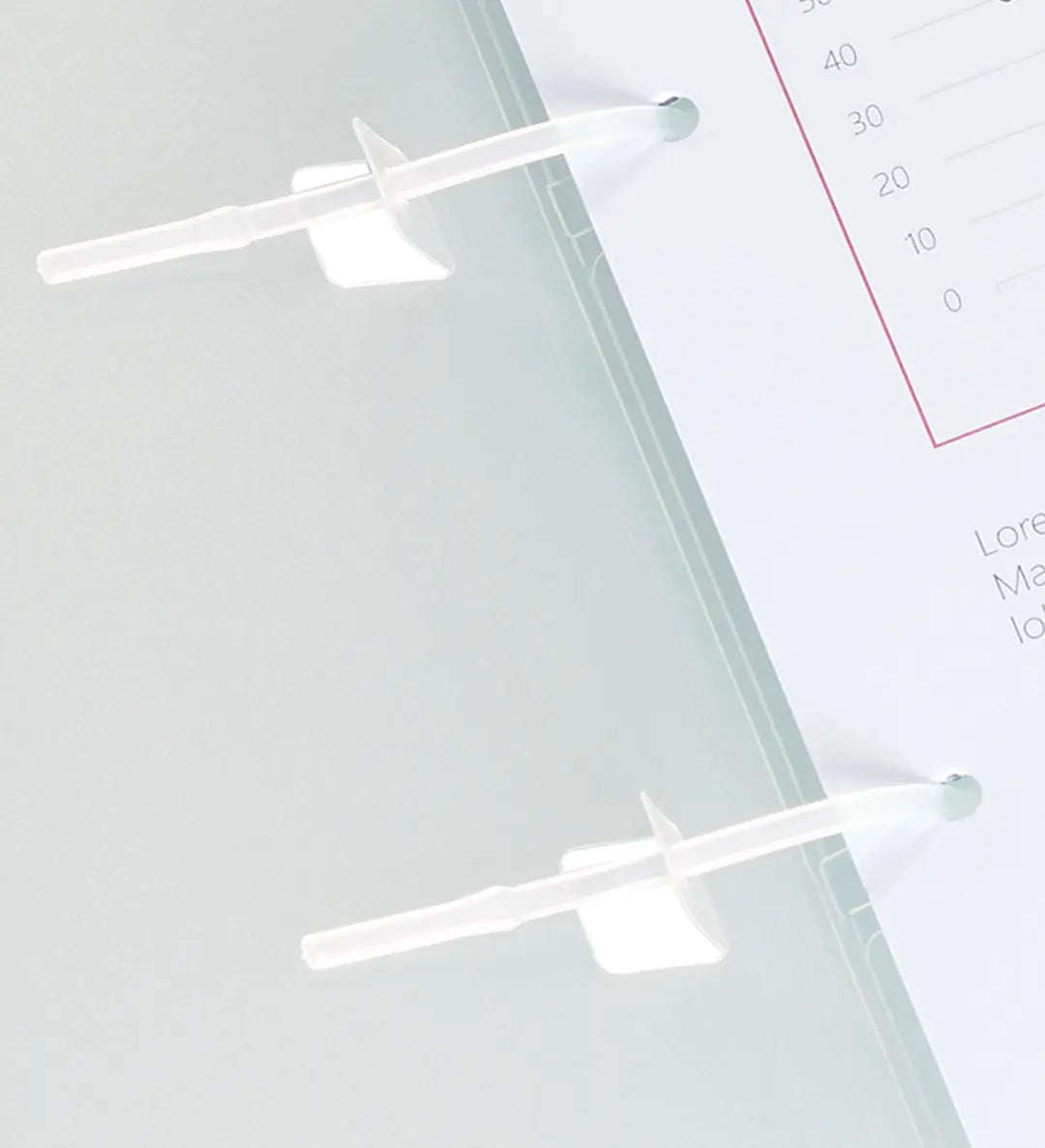 KOLMA Schnellhefter New Century A4 11.202.00 transparent, bis 80 Blatt