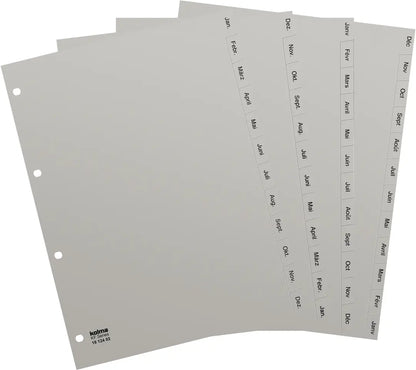 KOLMA Register KolmaFlex A4 18.122.03 grau Déc-Jan FR