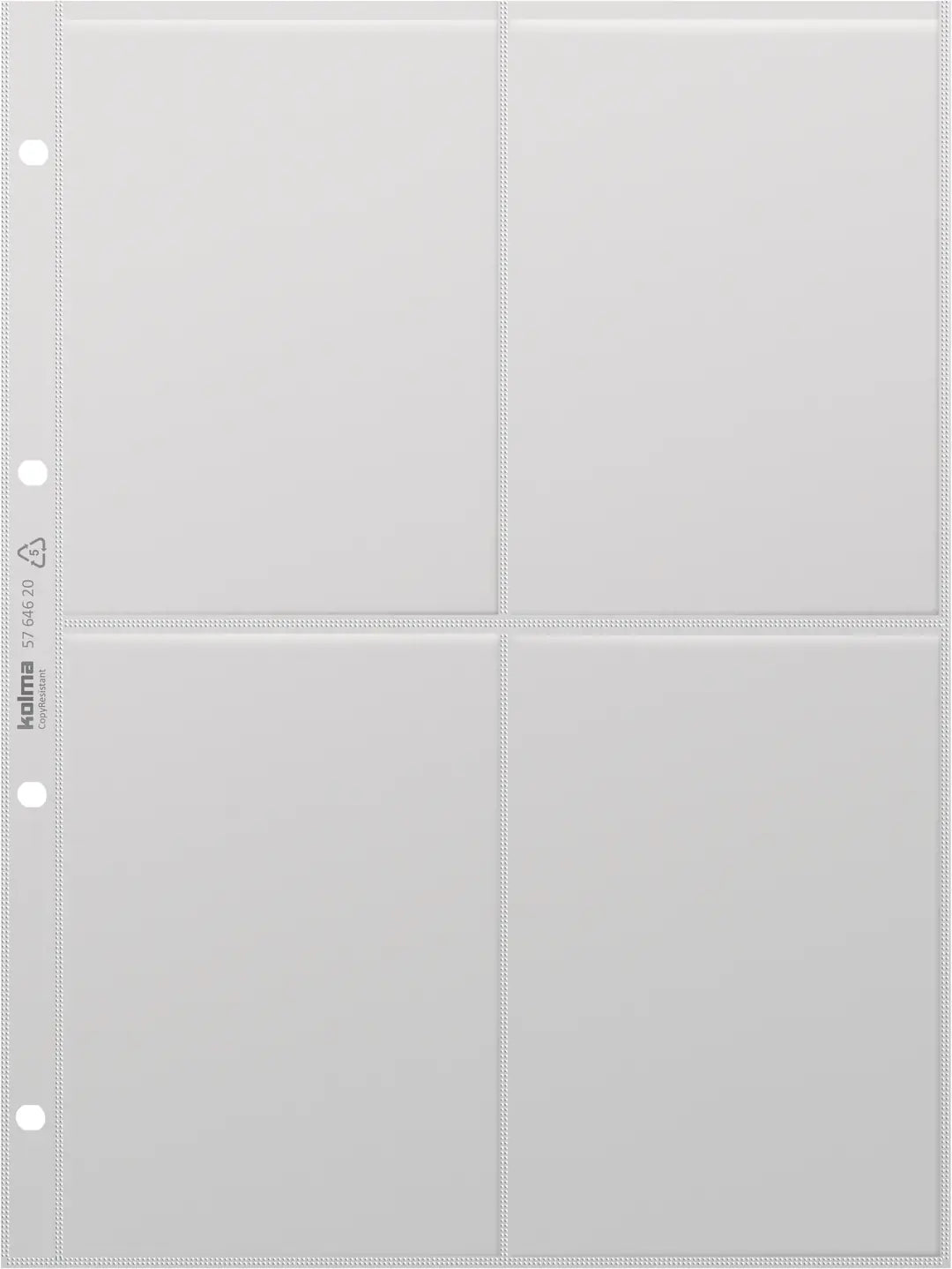 KOLMA Zeigetasche A4 57.646.20 CopyResistant, untert. 10 Stk.