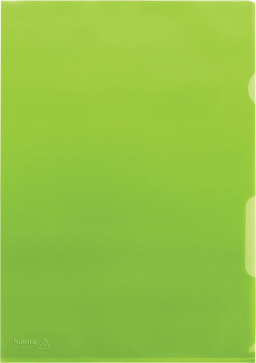 KOLMA Sichtmappen Superstrong A4 59.434.22 kiwi 100 Stück