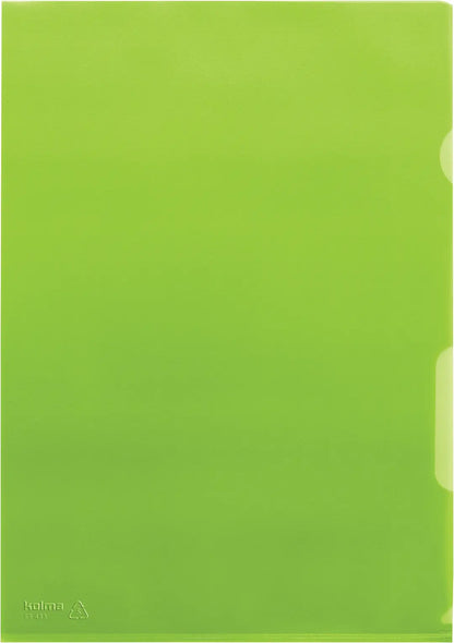 KOLMA Sichtmappen Superstrong A4 59.434.22 kiwi 100 Stück