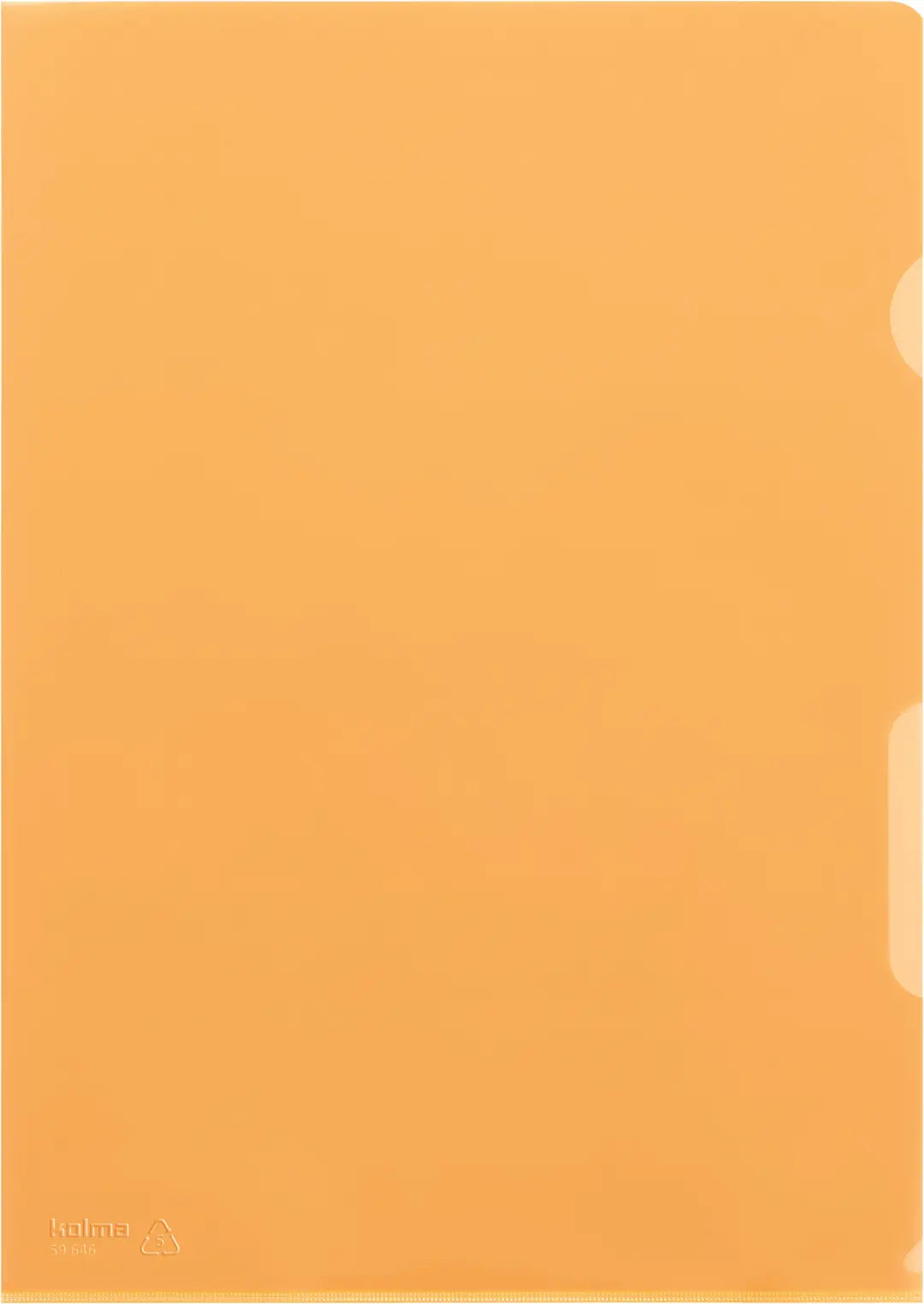KOLMA Sichtmappen Superstrong A4 59.646.12 orange glatt 10 Stück