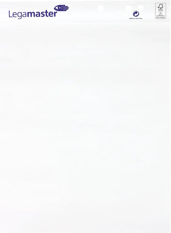 LEGAMASTER Flipchart-Papier blanko 7-156000 weiss holzfrei,blanko 20 Blatt