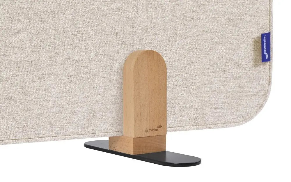 LEGAMASTER Tischtrennwand 80x60cm 7-209833 ELEMENTS, beige, Standfuss