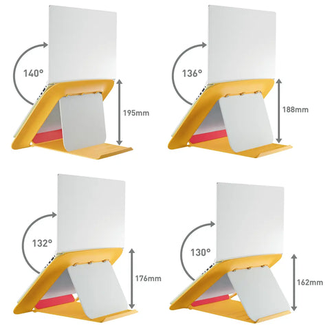 LEITZ Laptopständer Cosy 6426-00-19 13''-17'' Laptops gelb 1 Stück