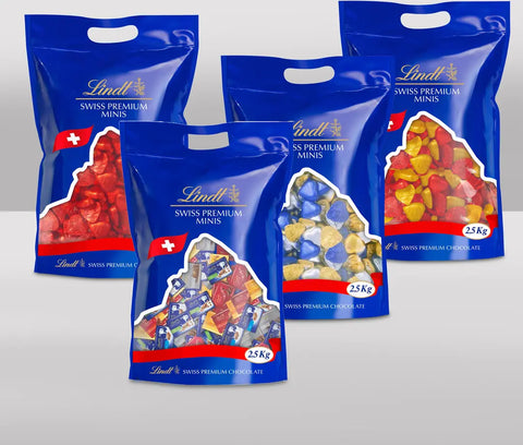 LINDT Herzli Rot 491280 Milch 2500g