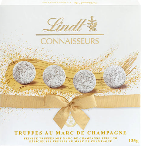 LINDT Connaisseurs Truffes 649813 Marc de Champagne 135g