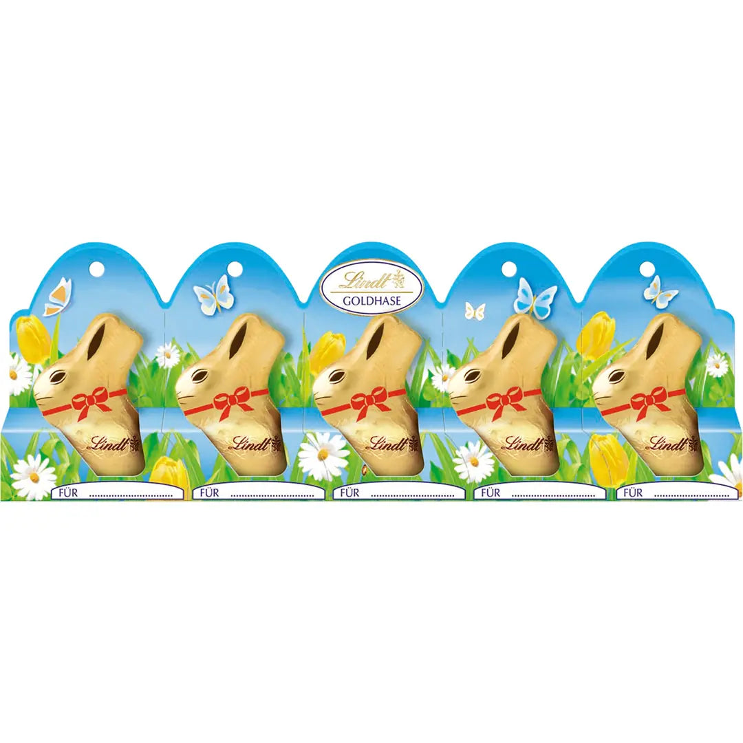 LINDT Goldhase Milch 667077 Mini 5x10g