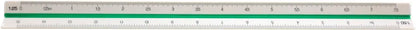 LINEX Dreikantmassstab 30cm 100413048 weiss/farbig