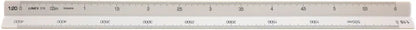 LINEX Dreikantmassstab 30cm 100413048 weiss/farbig