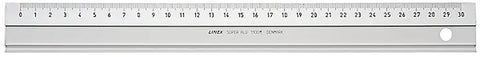 LINEX Aluminiumlineal 30cm 481400L mit Facette