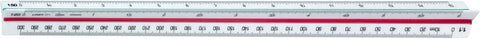 LINEX Dreikantmassstab 30cm 94700L weiss/farbig