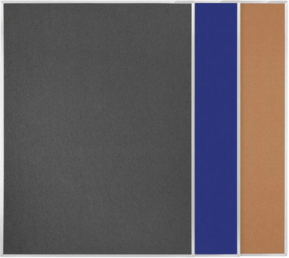 MAGNETOPLAN Pinnboard 1200x900mm 11005B01 grau, Filz