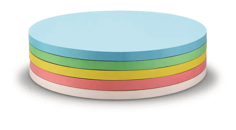 MAGNETOPLAN Moderationskarten rund 190mm 111151890 5-farbig ass. 250 Stück