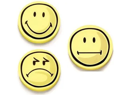 MAGNETOPLAN Kommunikations-Karten 1111563 Smilie neutral 100 Bl.