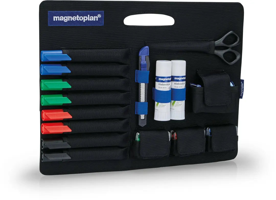 MAGNETOPLAN Moderatorentasche 39x35x12cm 11117 Messenger, inkl. Zubehör