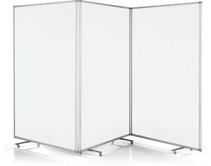 MAGNETOPLAN Raumteiler Mobil Large 1112051 transp., 3-teilig 3610x1800mm