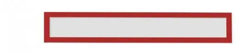 MAGNETOPLAN Magnetrahmen magnetofix 1131706 rot, Topsign 232x52mm 5 Stk.