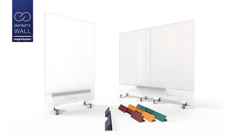 MAGNETOPLAN Infinity Wall mobile 1141100 beidseitig email 190x100x22cm