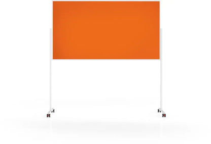 MAGNETOPLAN Design-Moderatorentafel VP 1181144 Filz, orange 1000x1800mm