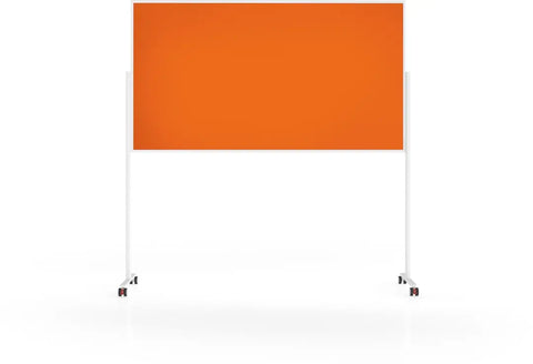 MAGNETOPLAN Design-Moderatorentafel VP 1181144 Filz, orange 1000x1800mm