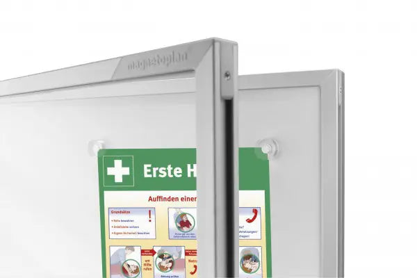 MAGNETOPLAN Schaukasten SP 1120x1085x40mm 1215300 Indoor, magnetisch 12x A4