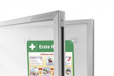 MAGNETOPLAN Schaukasten SP 1120x1085x40mm 1215300 Indoor, magnetisch 12x A4