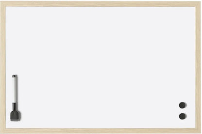 MAGNETOPLAN Whiteboard mit Holzrahmen 121925 Stahl 400x300mm