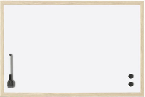 MAGNETOPLAN Whiteboard mit Holzrahmen 121925 Stahl 400x300mm