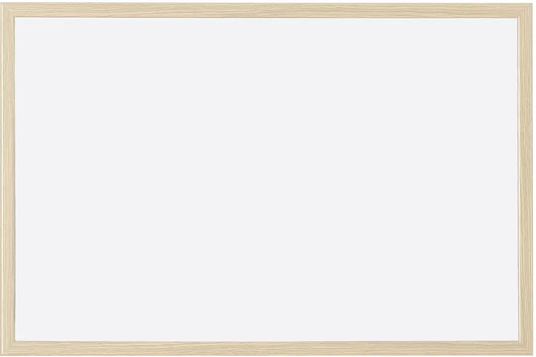 MAGNETOPLAN Whiteboard mit Holzrahmen 121928 Stahl 1000x600mm