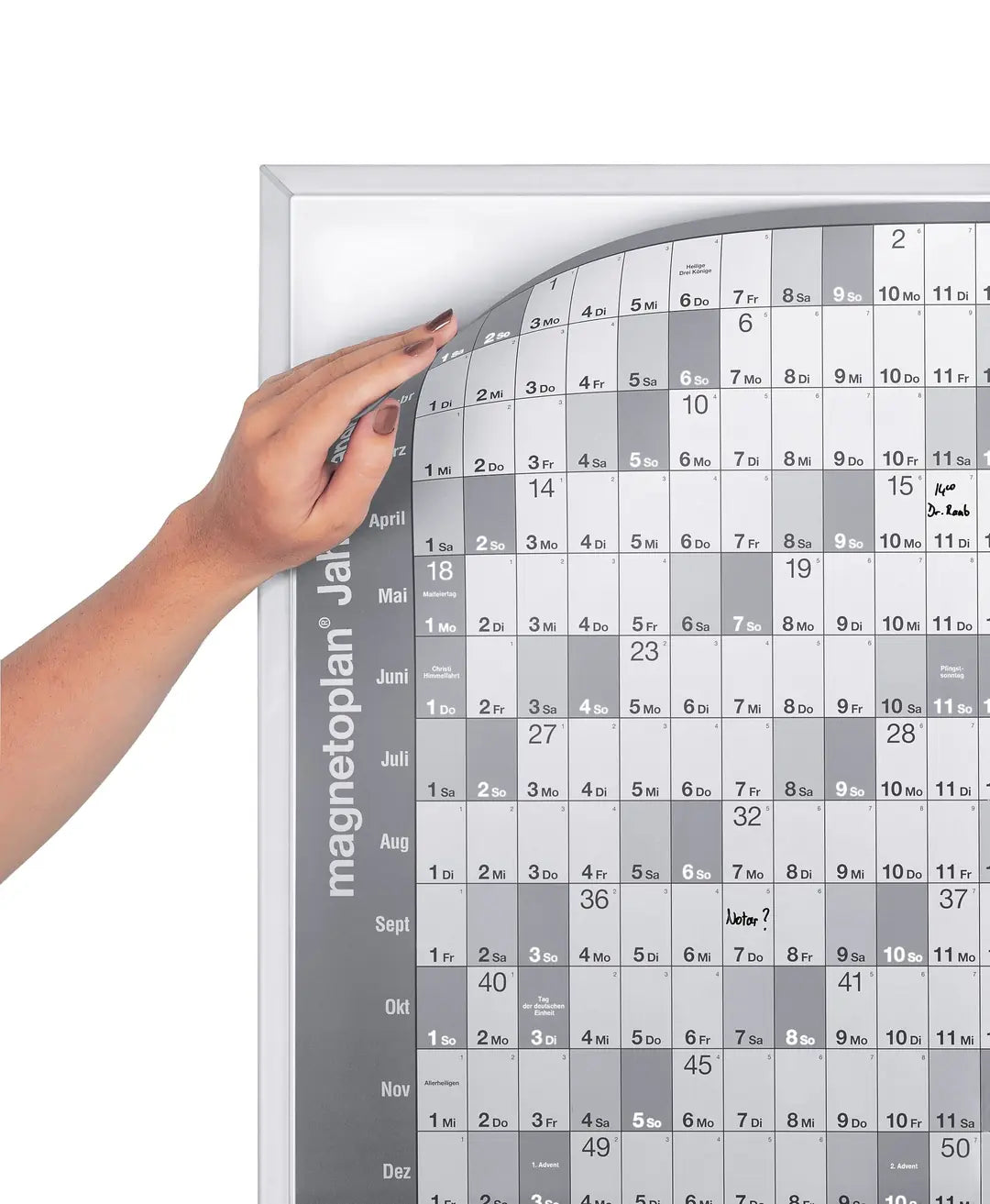 MAGNETOPLAN Jahresplaner-Folie 1235125 835x590mm 2025
