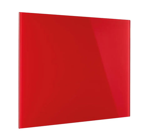 MAGNETOPLAN Design-Glasboard 800x600mm 13403006 rot, magnetisch
