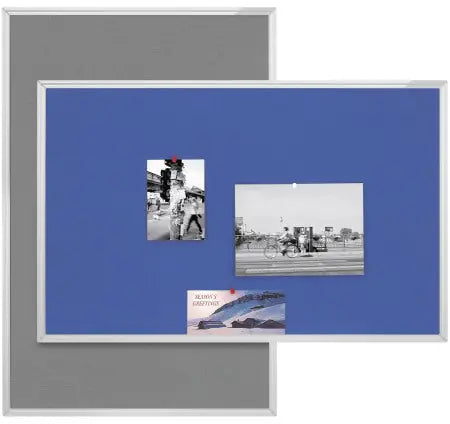 MAGNETOPLAN Design-Pinnboard SP 1412001 grau, Filz 1200x900mm