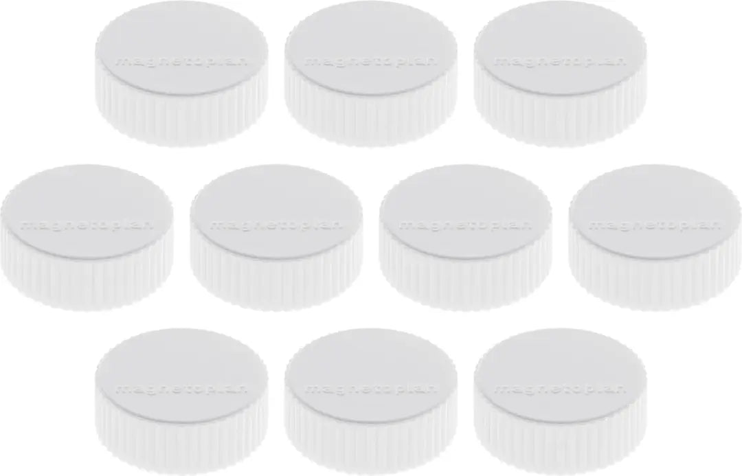 MAGNETOPLAN Magnet Discofix Magnum 1660000 weiss, ca. 2 kg 10 Stk.